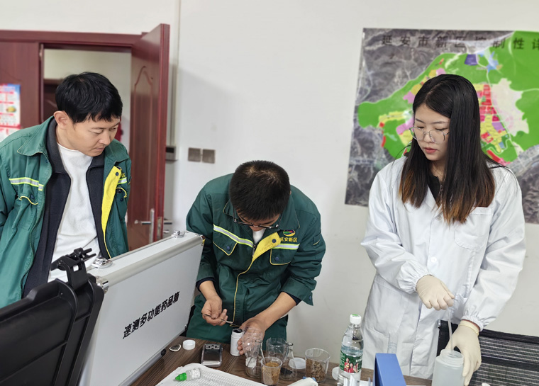 萊恩德土壤養分檢測儀入駐延安新區市政公用有限公司，檢測實力再升級
