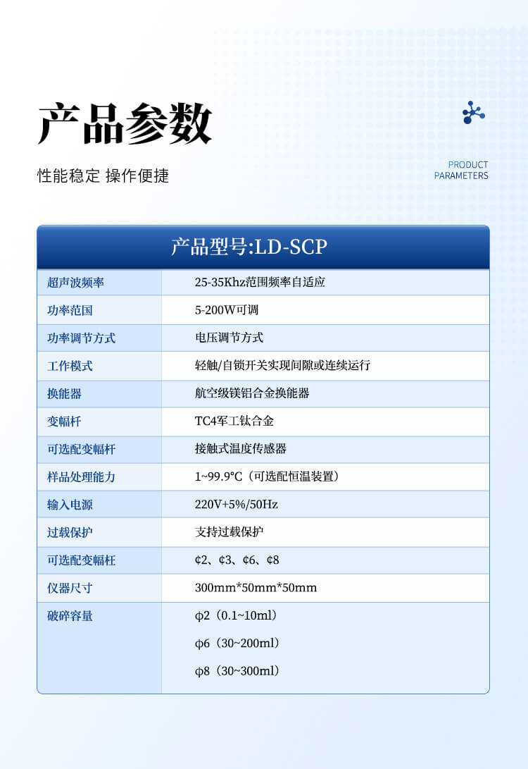 手持式超聲波細胞破碎儀